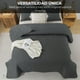 thumbnail image 4 of Cubrecama Quilt + Fundas De Almohada Cobertores Acolchado Gris 2 Plazas AZ, 4 of 10