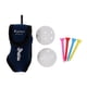 thumbnail image 1 of Soporte De Pelota De Golf Clip Bolsa De Cinturón Más 2 Pelotas De Golf Y 4 Camisetas Sets Azul, 1 of 3