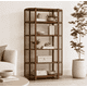 thumbnail image 2 of Biblioteca "Siete Tazas" Estantería de Madera con Barrotes - Café - 80x35x180 cm, 2 of 3