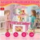 thumbnail image 2 of Cocina De Juguete Grande 69pcs Niños Vapor Luz Sonido 71cm, 2 of 8
