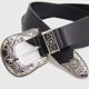 thumbnail image 3 of Cinturón Mujer hubilla Western Boho Chic negro Talla Única, 3 of 4