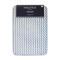 Alfombra De Baño Nautica Home Memory Foam 40X60 Cm Cuadros Azul