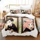 thumbnail image 1 of Spy X Family Anime Duvet Cover Sets Pillowcases For Boys Gift Polyester Single Twin Anya Forger Bedding Set Bed Sheets, 1 of 5