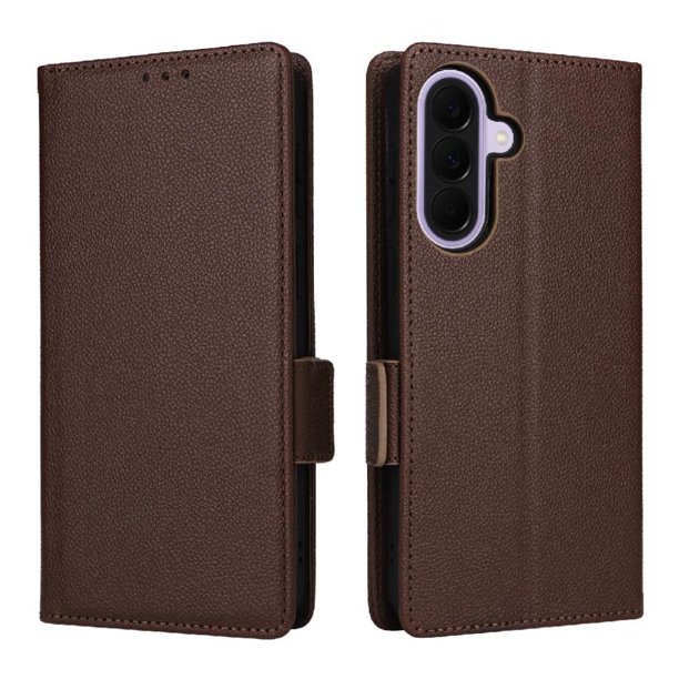 Funda Cartera para Samsung Galaxy A57 5G Tapa Flip con Ranuras y Soporte Marrón