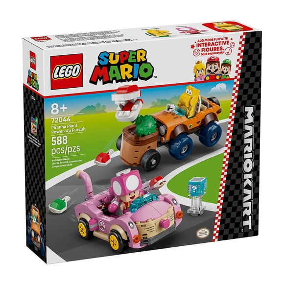 LEGO 72044 MARIO KART™: PERSECUCIÓN CON POTENCIADOR DE PLANTA PIRAÑA