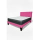 thumbnail image 1 of Cama 2 Plazas Fucsia Europea Incluye Base+respaldo+colchon, 1 of 2