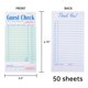 thumbnail image 2 of Bloques de verificación para invitados DGBDPACK EP-3632-1 (20 almohadillas) en total 1000, 2 of 8
