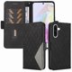 thumbnail image 1 of Funda Cartera para Samsung Galaxy A56 5G con Tarjetero Soporte y Correa Negro, 1 of 6