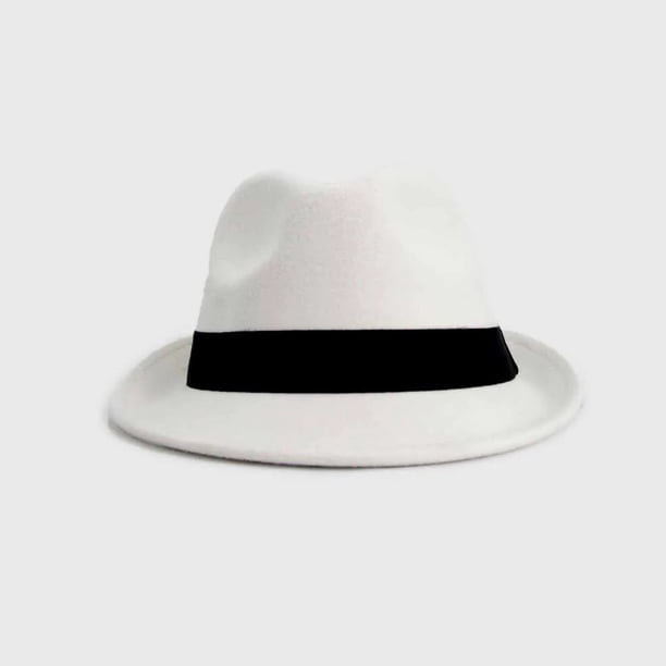 Sombrero Fedora de Fieltro Unisex Estilo Clásico Elegante