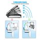 thumbnail image 2 of Base para portátil Lap Pad MAX SMART con ventilador de enfriamiento USB y mouse pad, 2 of 8