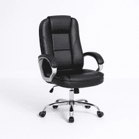 Klik Muebles - Silla De Oficina Ejecutiva Magnus Cuero Sintético - Negro