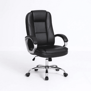 Klik Muebles - Silla De Oficina Ejecutiva Magnus Cuero Sintético - Negro