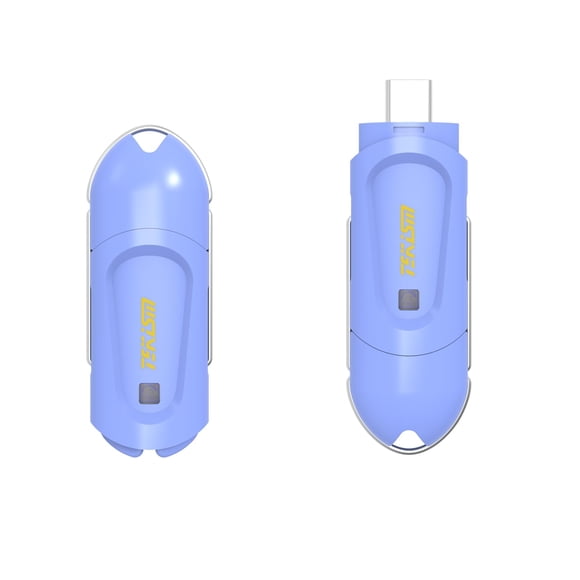 Memoria USB TEKISM 128 GB 2 unidades Tipo‑C Azul