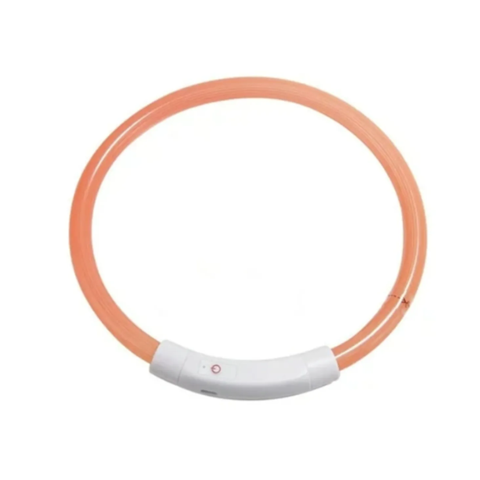 Genérico - Collar Correa Para Perros Mascota Naranja