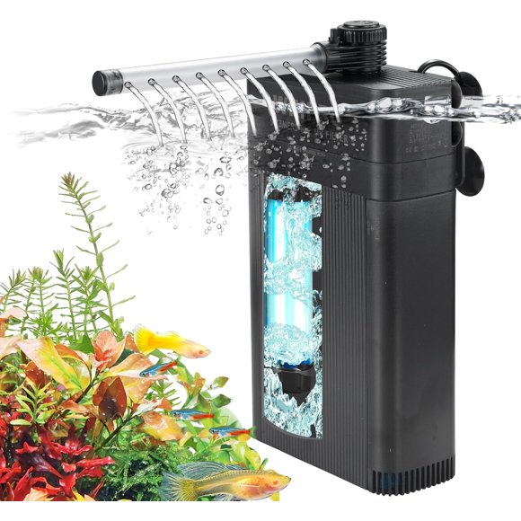 Filtro interno para acuario Weipro TU-900 850 L/h 9 W luz UV