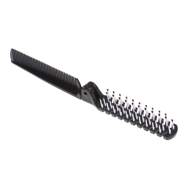 Plastic Travel Comb Massage Comb Portable Folding Comb Anti-Static Comb Women Personality Hairpin Styling Tool
