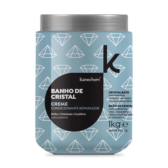Máscara Capilar Reparadora Baño De Cristal 1000 G