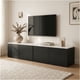 thumbnail image 1 of Rack Tv 80x40x30cm 2 Puerta Melamina Combinable Por Varios Negro, 1 of 8