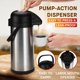 thumbnail image 3 of Dispensador de café Airpot Vondior de acero inoxidable con aislamiento de 3 litros, 3 of 7