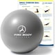 thumbnail image 1 of Pelota de ejercicio ProBody Pilates de 23 cm para estabilidad, color plateado, 1 of 9