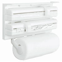 Genérico - Dispensador Porta Rollo Toalla Nova Triple Cocina Alusa Film