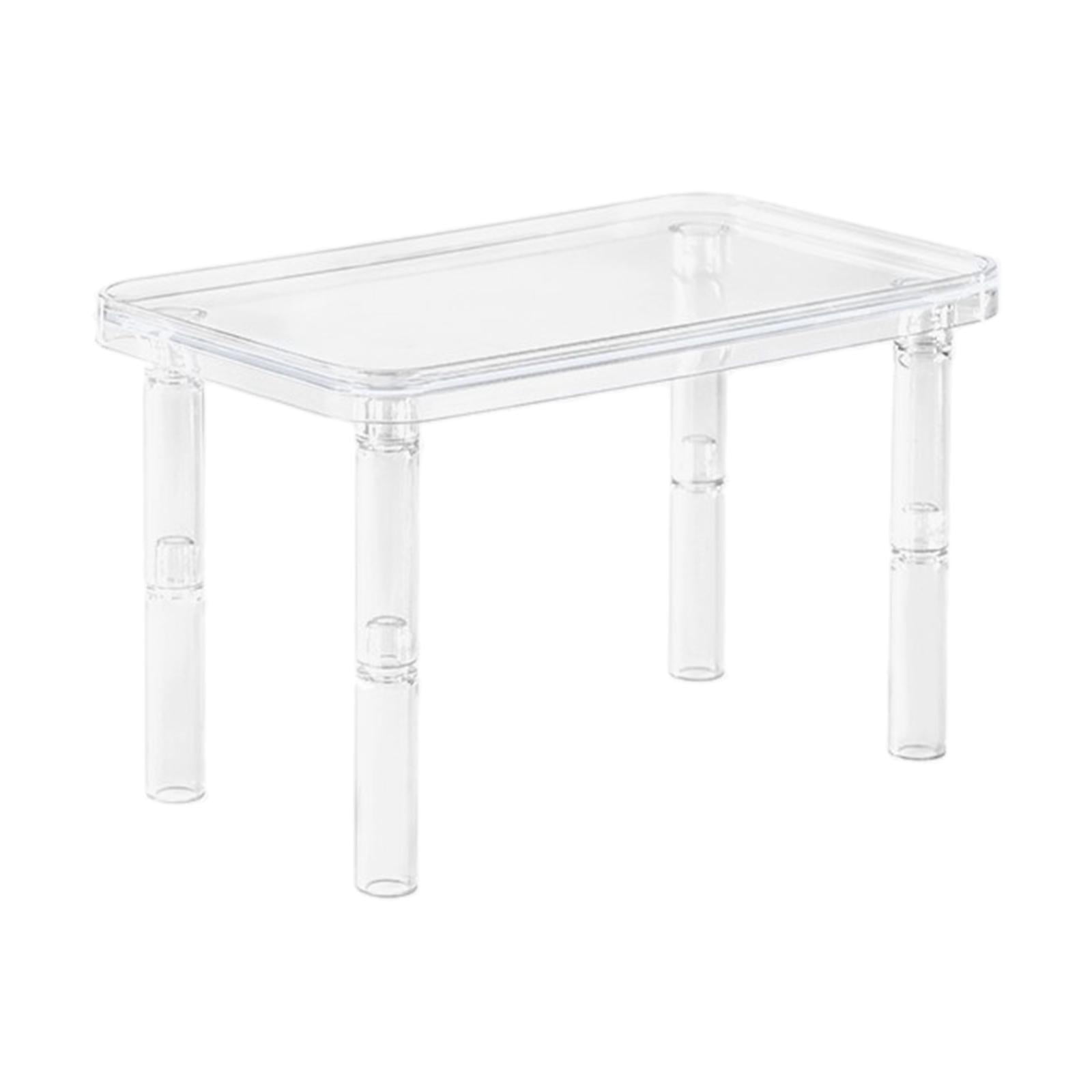 Ioensy - Hámster Plataforma Estante Escritorio Pequeños Animales Plataforma Para Jerbo Ardilla Ratón Transparente