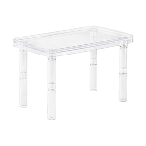 Ioensy - Hámster Plataforma Estante Escritorio Pequeños Animales Plataforma Para Jerbo Ardilla Ratón Transparente