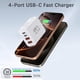 thumbnail image 2 of Bloque de carga rápida Blechmeki, 60 W, USB C, 4 puertos, carga rápida, paquete de 2, 2 of 7