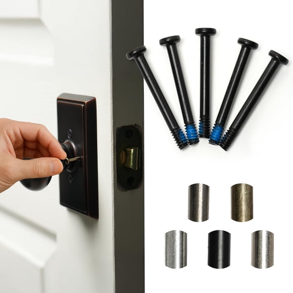 Pasadores De Cerradura Para Puerta Paquete De 5 Negro Mate Emtek