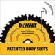 thumbnail image 3 of Disco Sierra Circular DEWALT 7 14 Pulgadas 40 Dientes Madera, 3 of 3