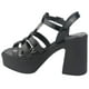 thumbnail image 2 of Sandalia Via Marte Mujer 23-11104 V Preto Casual, 2 of 5