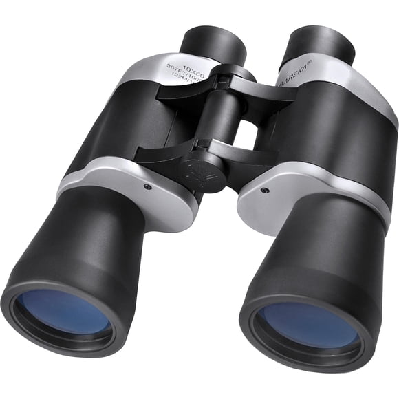 Binoculares Barska 10x50 mm de enfoque fijo con recubrimiento de goma