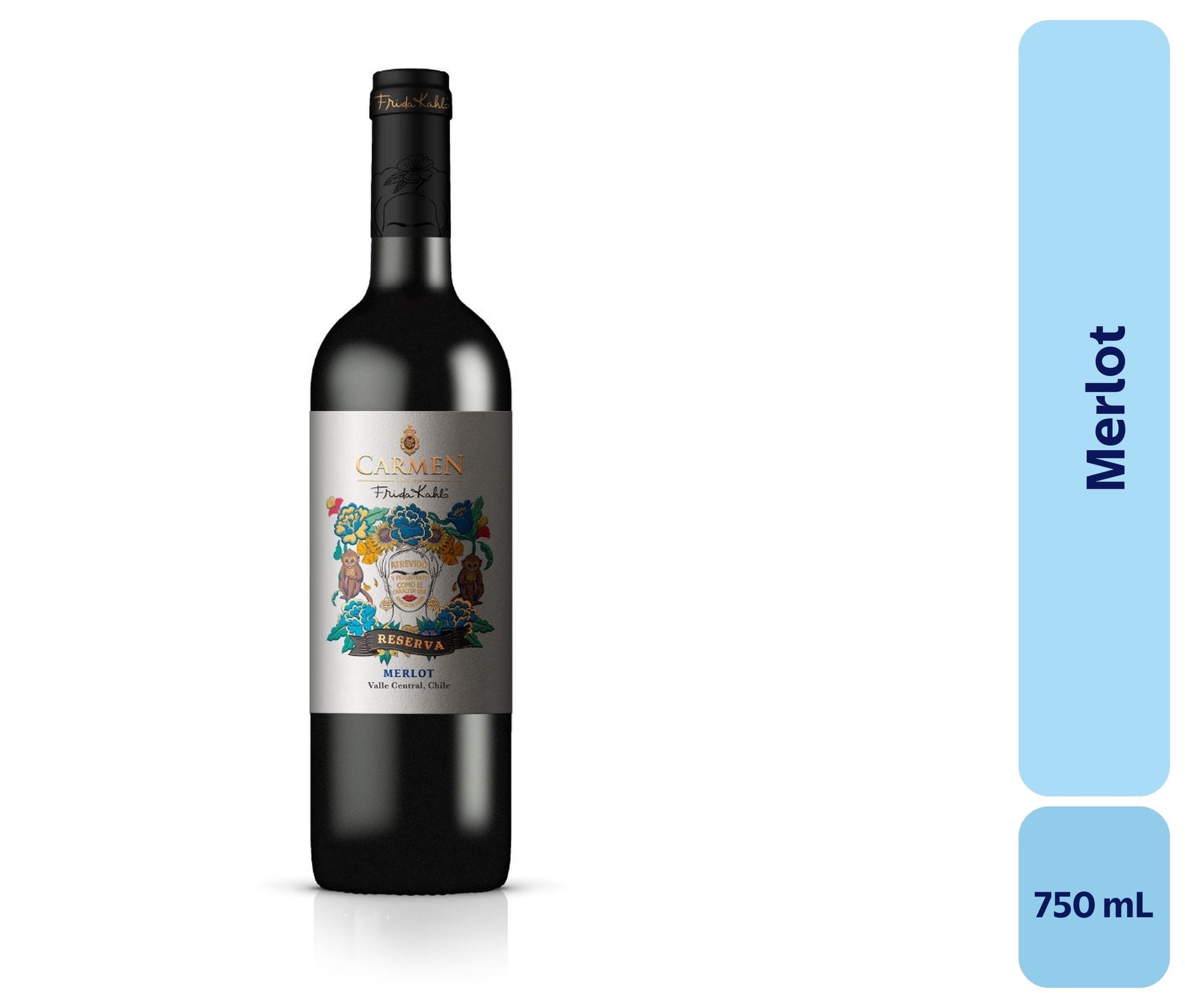 Vino Merlot Botella 750 mL Carmen