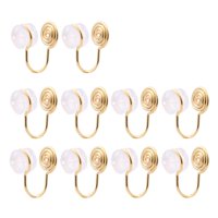 Magideal - 10 Uds. Convertidores De Pendientes , Pendientes De Bobina, Manguito De Oreja, Accesorios De Repuesto Para Pendientes, Convertidores De Pendie , Oro