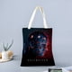 thumbnail image 2 of Hellraiser: Pinhead Bolso de tela con estampado de lienzo para mujer, bolsa de compras reutilizable y estética, con cremallera interior, regalo para mujer,38*45cm., 2 of 6