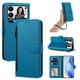 thumbnail image 1 of Funda con Billetera para [Xiaomi 17 Pro Max] con Bolsillo Zipper y Tarjetero Azul lago, 1 of 6