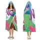 thumbnail image 3 of Nella la Princesa Caballero Manta Capa con Capucha Anti-Bolitas, Manta de Lana Ártica Suave, Manta Portátil de Felpa Ligera y Lujosa, Poncho para Siesta en Casa y Oficina, 100*130cm, 3 of 6
