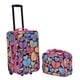 thumbnail image 1 of Juego de equipaje Rockland Fashion Softside Upright de 2 piezas con forma de corazón nuevo, 1 of 8