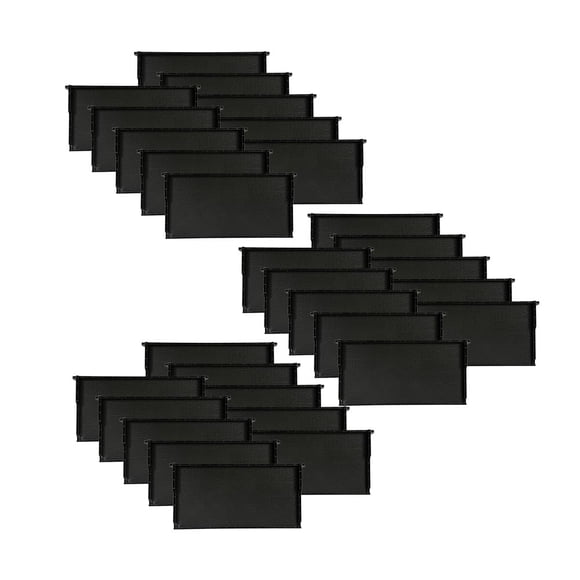 Marcos Plásticos para Colmenas Mann Lake 24.5 cm Paquete de 30 Negro