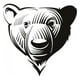 thumbnail image 1 of Decomural Bear Portrait Wild Animals WS-17616, 1 of 2
