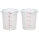thumbnail image 1 of Recipiente de almacenamiento de alimentos Cambro de 4 litros (paquete de 2) sin BPA con tapas, 1 of 4