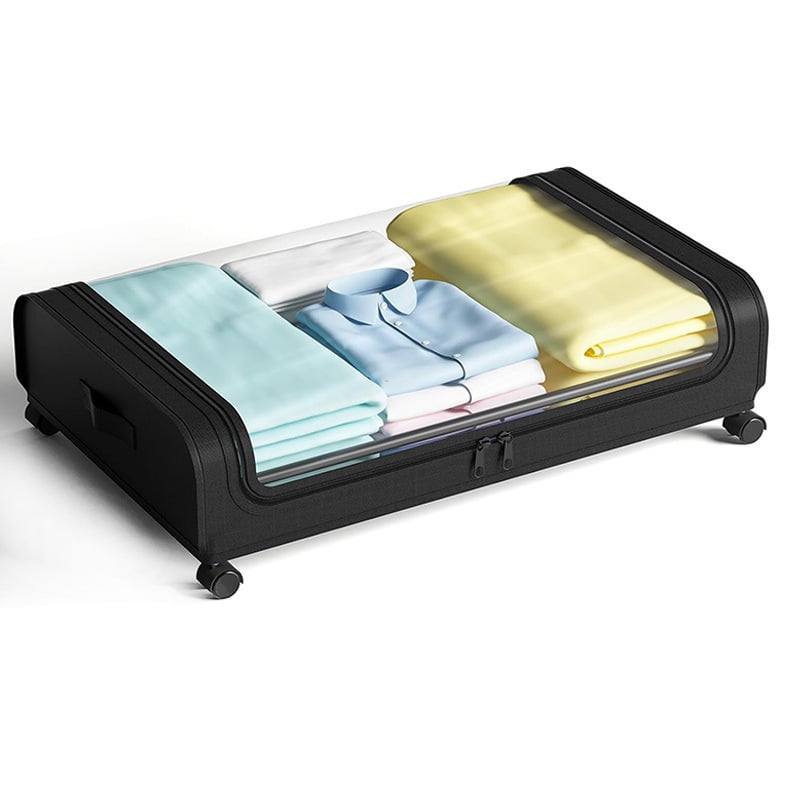 Genérica - Organizador De Ropa Metal P/ Debajo Cama Con Ruedas 80*44cm