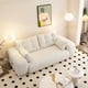 thumbnail image 2 of Human Dog Bed, Lazy Sofa Couch, 78.7" Multi-Functional Foldable Sofa Bed, 3-in-1 Teddy Fabric Foam-Filled Sleeper Sofa Bed for Living Room,Guest Bed,Playroom,Beige/White, 2 of 3