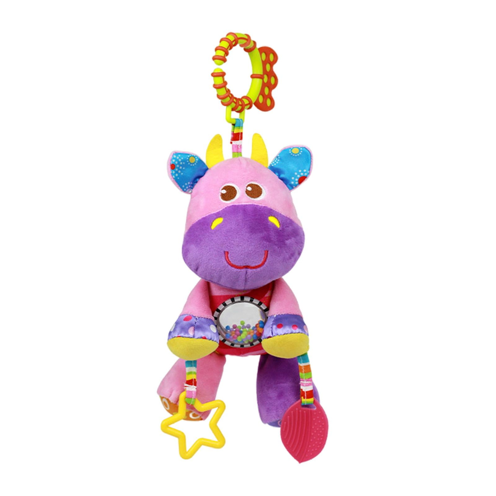 Magideal - Sonajero Colgante De Suave Para Bebé, Carillones , Preciosos Juguetes Educativos Para Bebé, Para Cuna, Coche, Cama De Bebé Para 0, 3, , Púrpura