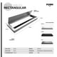 thumbnail image 3 of Pasacables Rectangular Blanco, 3 of 3