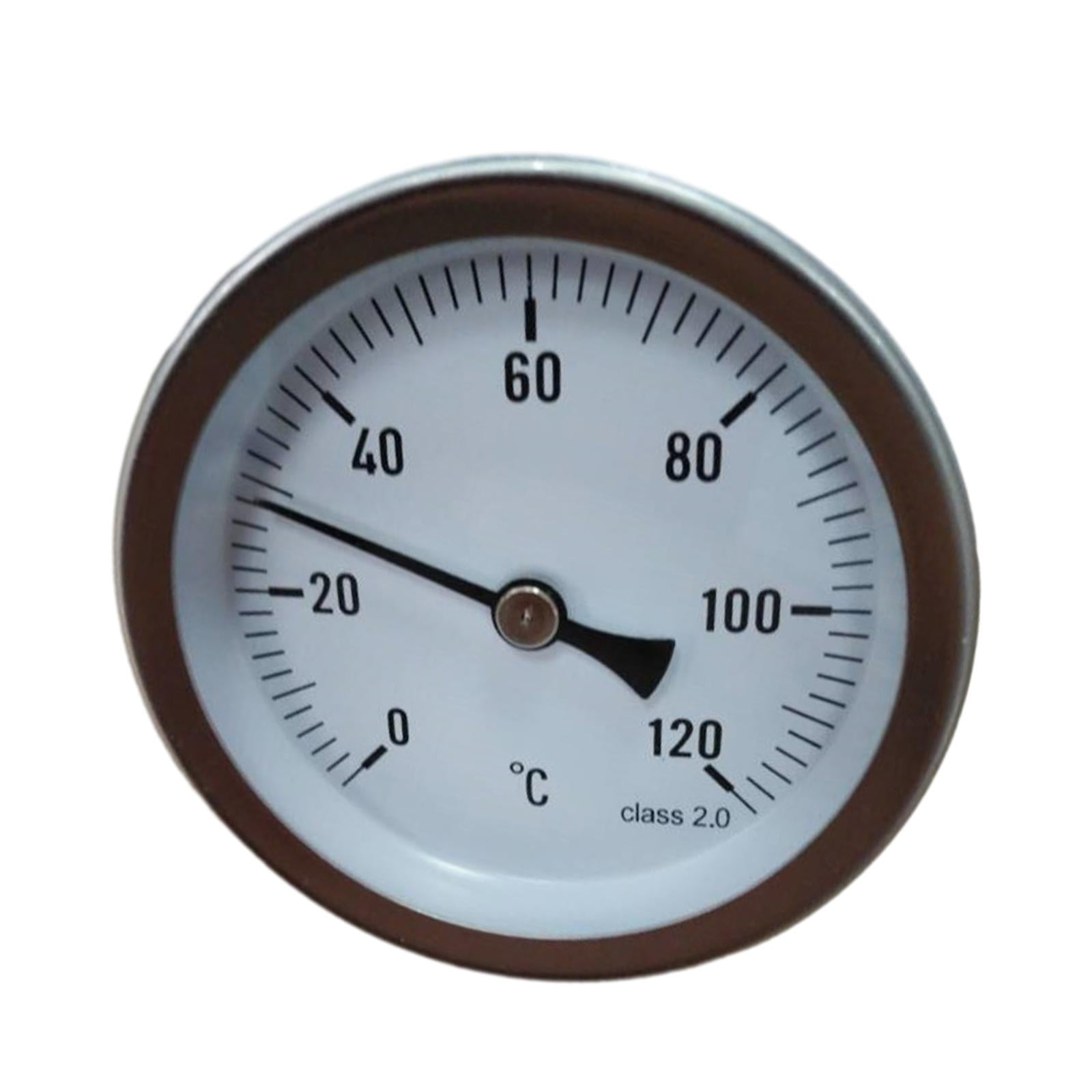 Ioensy - Termómetro De Tubería De Agua Caliente Para Sistemas De Calefacción De Hornos Sistemas Hidráulicos Interiores