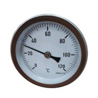 Ioensy - Termómetro De Tubería De Agua Caliente Para Sistemas De Calefacción De Hornos Sistemas Hidráulicos Interiores