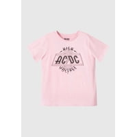 Ac/Dc - Polera Mujer You Acdc Voltage Rosado