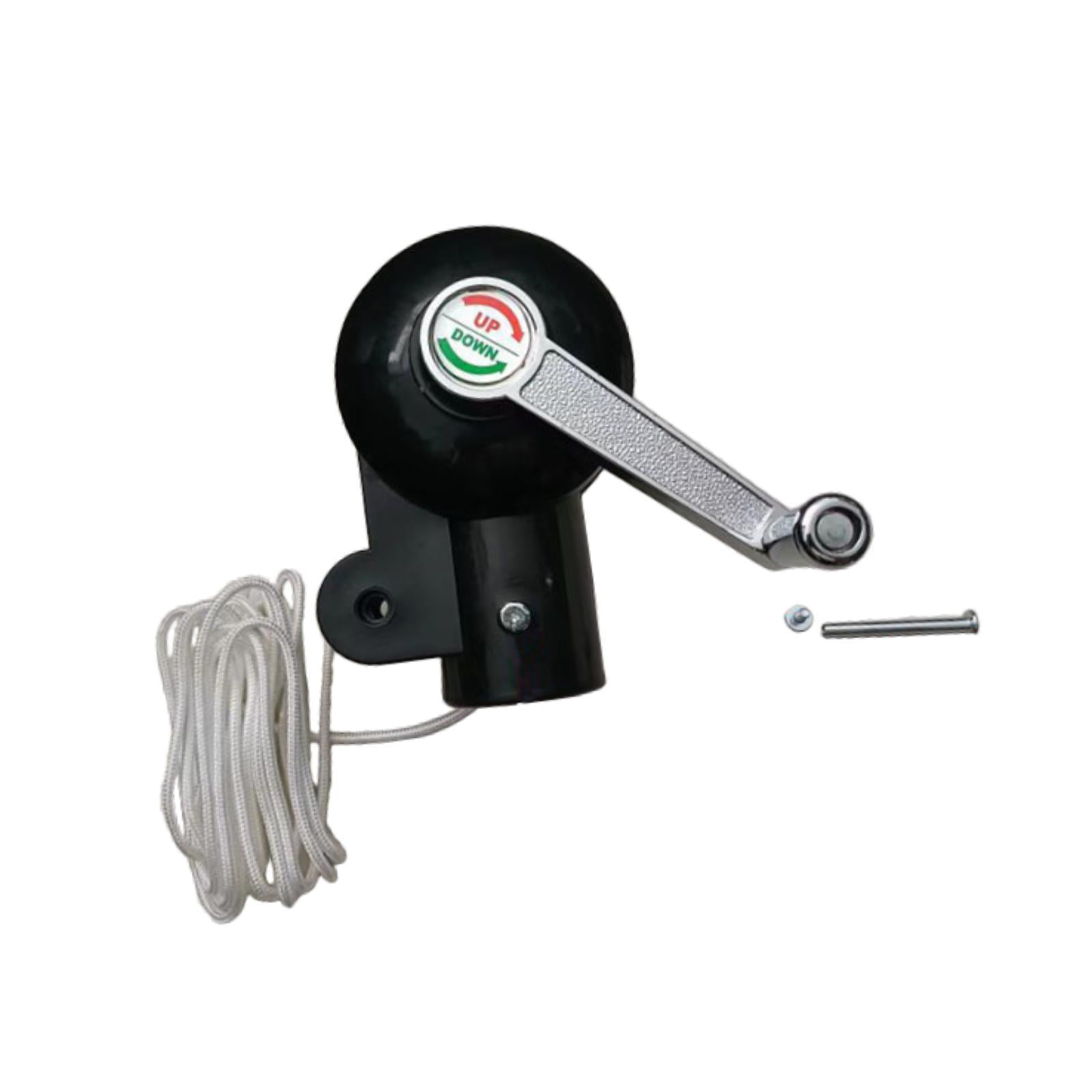 Magideal - Accesorios Para Sombrillas De Patio, Manivela De Sombrilla Fácil De Instalar, Soporte Resistente Para Terraza Con Brazo De Cuerda Para Balcón Y Patio.