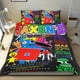 thumbnail image 1 of RAINBOW FRIENDS Conjunto de sábanas temático, trío de piezas, cómodo y amigable con la piel, diseño único, regalo de decoración para el hogar para familiares, amigos y fans,140X210cm, 1 of 6